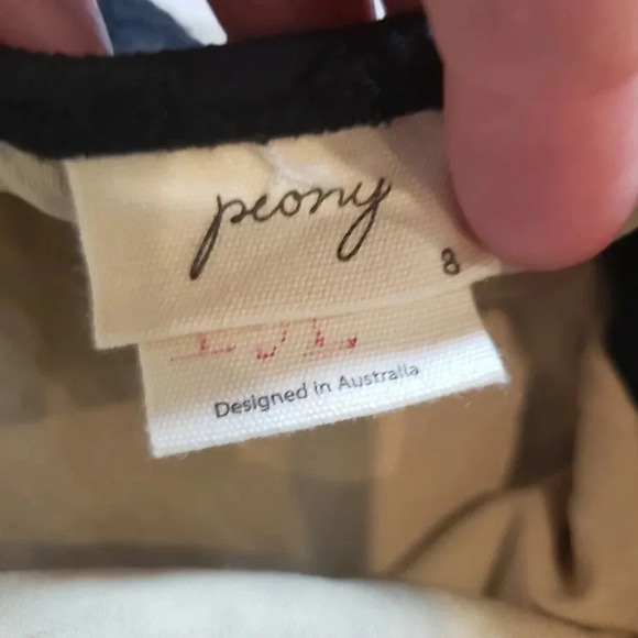 2/$25-Peony One Piece Textured Single Shoulder Swimsuit AU size 8/US 4 - Picture 12 of 15